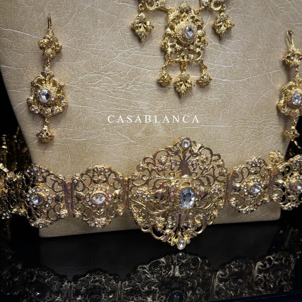Set di gioielli da sposa marocchini in oro - Nita - Immagine 6