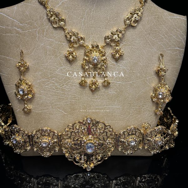 Set di gioielli da sposa marocchini in oro - Nita - Immagine 3