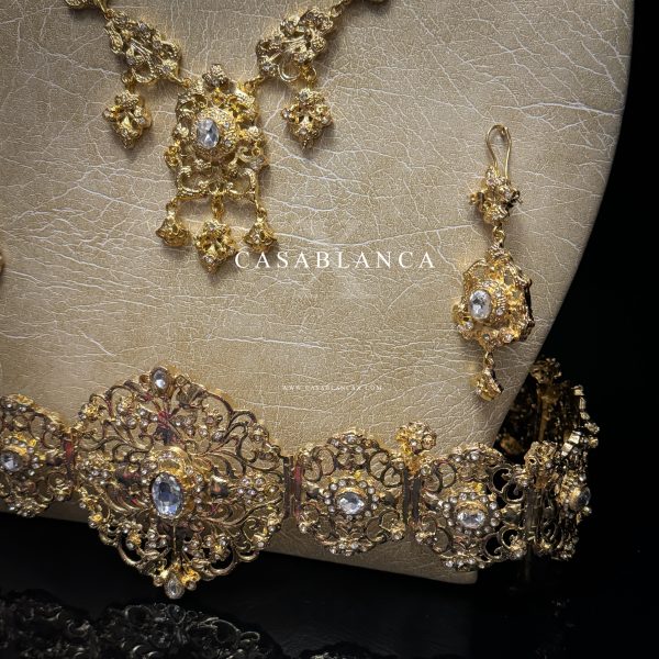 Set di gioielli da sposa marocchini in oro - Nita - Immagine 2