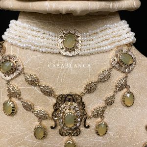 Marokkaanse Gouden Sieraden Set Taqlidi - Kalya - Afbeelding 3