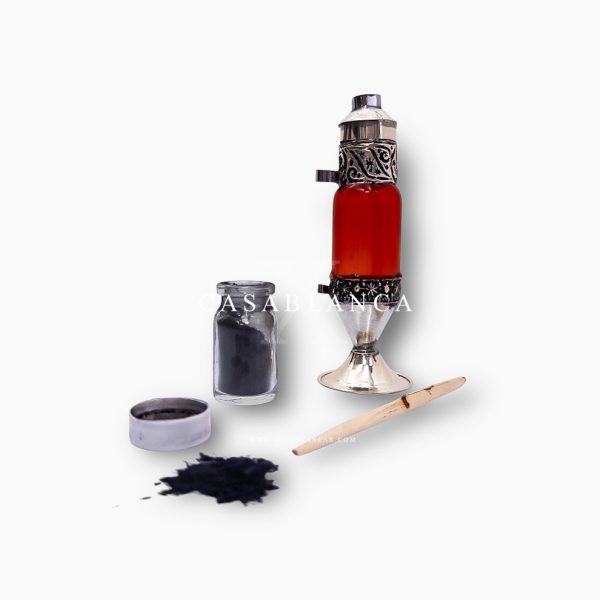 Eyeliner Black Kohl fatto a mano dal Marocco - Morbido - Immagine 2