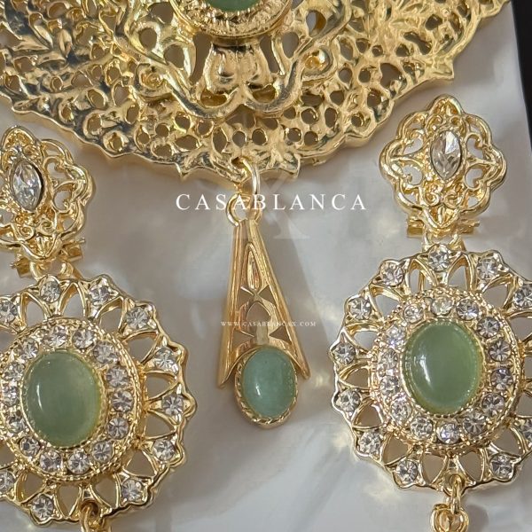 Spilla e orecchini Taqlidi in oro - Enrya - Immagine 3