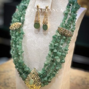 Gouden Ketting Edelstenen Set - Faryna - Image 2
