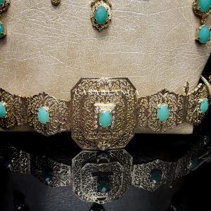 Gouden Mint Bruidssieraden Set - Babia - Afbeelding 6