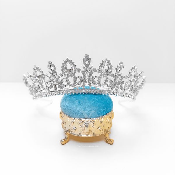 Diadème couronne en argent - Plata