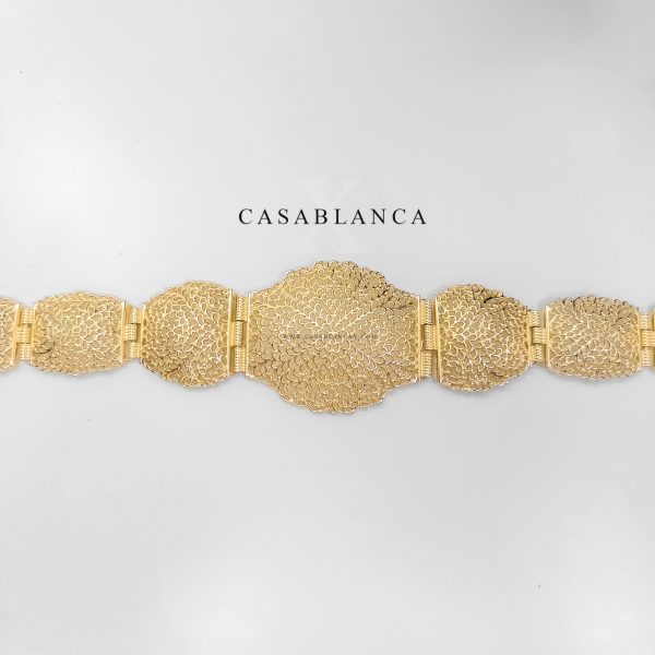 Cinturón Taqlidi Sencillo Y Elegante Dorado - Naya - Imagen 2