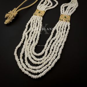 Gouden Parelketting Met Groen Stenen - Hyna - Image 2