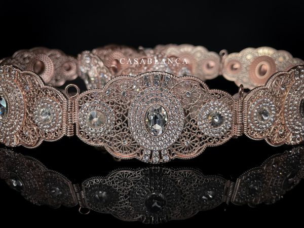 Rose Gold Moroccan Belt - Sosya - Image 3