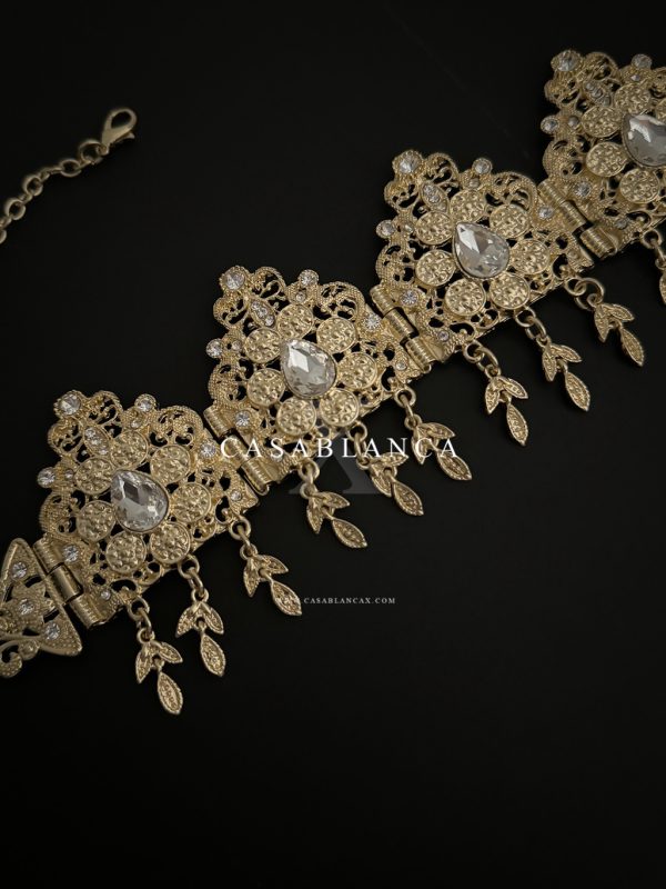 Cadena de joyería para el cabello dorada - Smya - Imagen 3