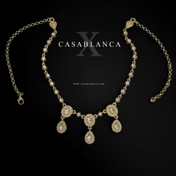 Cadena para el cabello con joyas de oro Taqlidi – Mya