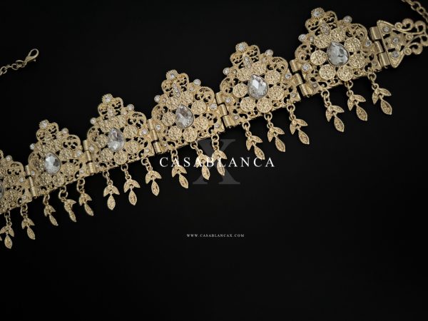 Cadena de joyería para el cabello dorada - Smya - Imagen 2