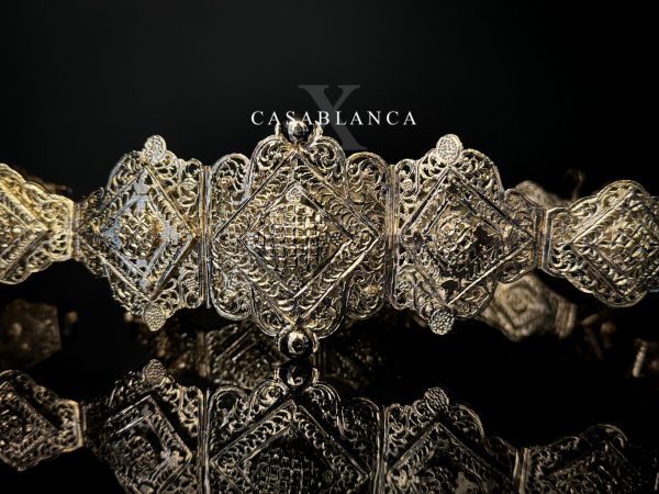 Cinturón Marroquí Mdamma Oro Taqlidi - Fidya - Imagen 5