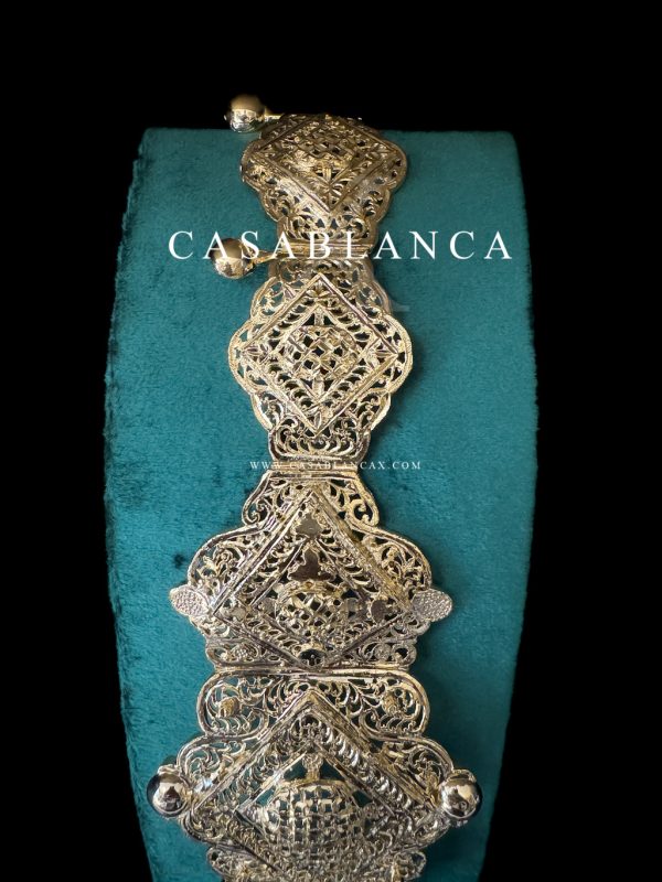 Cinturón Marroquí Mdamma Oro Taqlidi - Fidya - Imagen 3