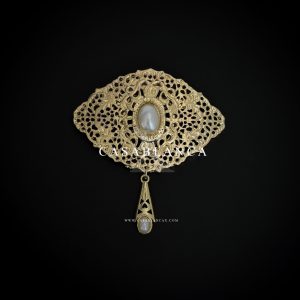 Gouden Parel Broche - Aquila Opulence - Imagen 2