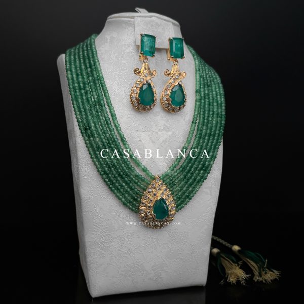 Set in oro verde con orecchini - Charmi - Immagine 5