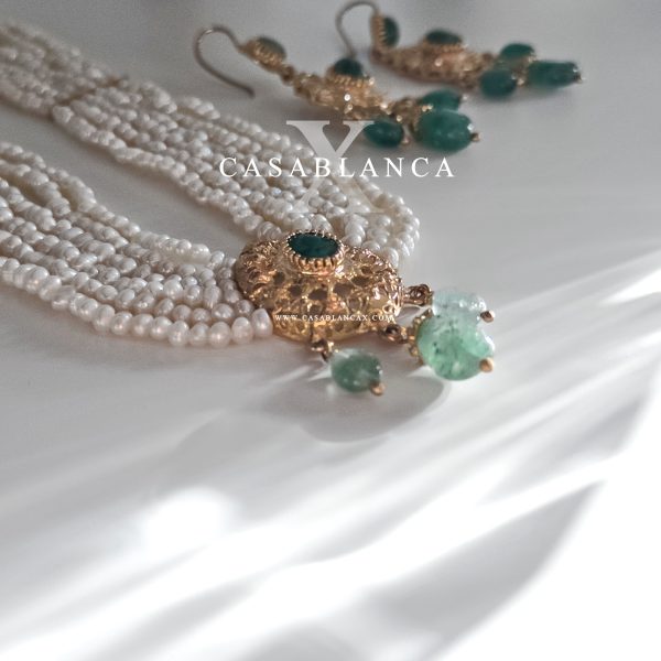 Set di catene in vero argento/oro verde - Kazya - Immagine 3