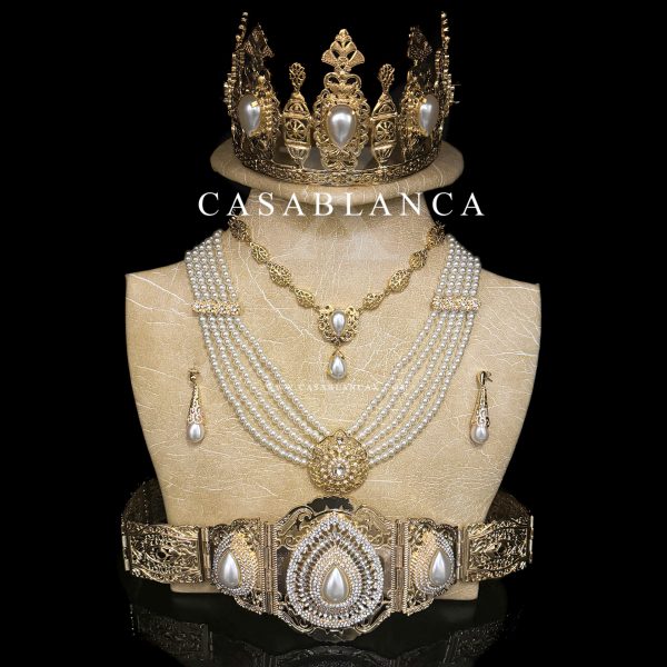 Conjunto de joyería nupcial marroquí en oro - Izya