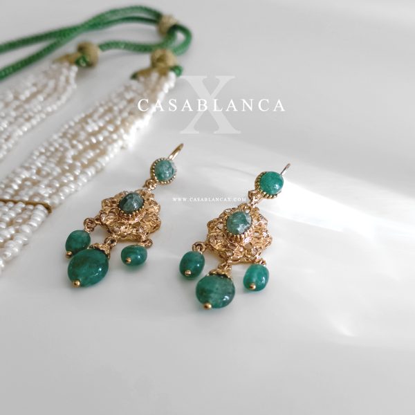 Set di catene in vero argento/oro verde - Kazya - Immagine 4