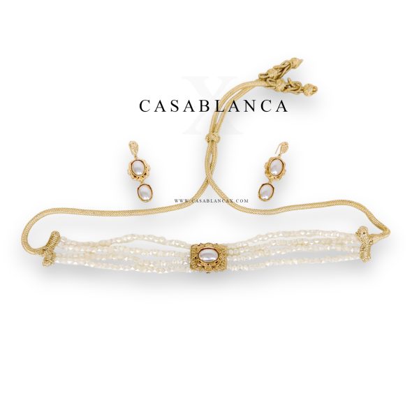Collana girocollo in oro con perle - Mirabella Opulence - Immagine 2