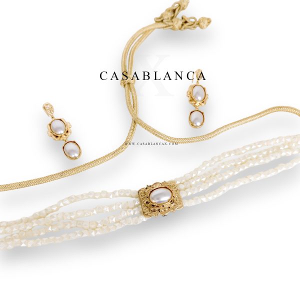 Collana girocollo in oro con perle - Mirabella Opulence - Immagine 3