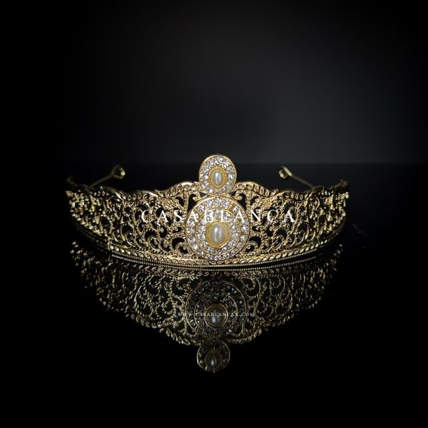 Corona d'oro Taqlidi con perle - Sensua Opulence - Immagine 3