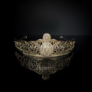 Taqlidi Gouden Kroon Met Parels - Sensua Opulence - Afbeelding 3