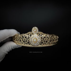 Taqlidi Gouden Kroon Met Parels - Sensua Opulence - Afbeelding 2