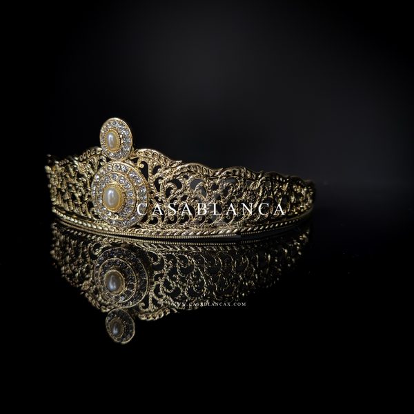 Corona d'oro Taqlidi con perle - Sensua Opulence