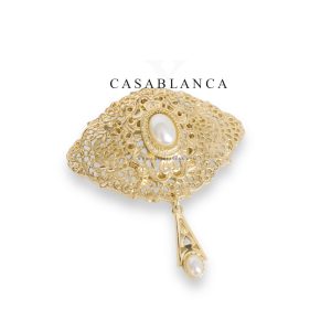 Gouden Parel Broche - Aquila Opulence - Imagen 3