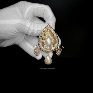 Gouden Taqlidi Parel Broche - Sidiana Opulence - Image 2