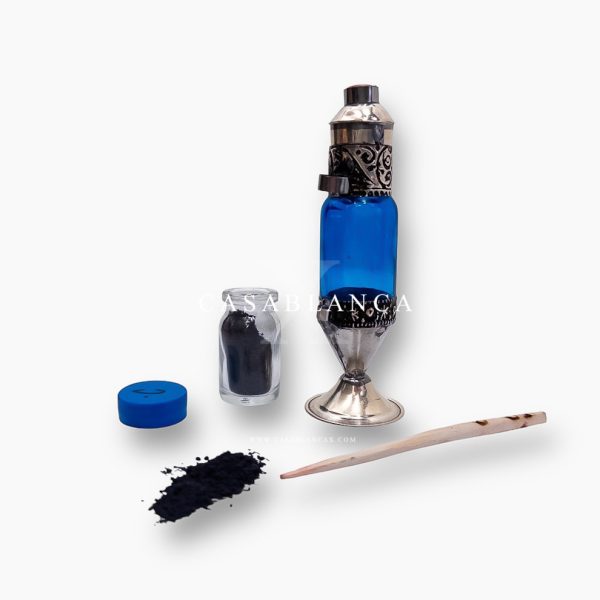 Schwarzer Kajal, handgefertigt aus Marokko, Eyeliner – würzig – Bild 2