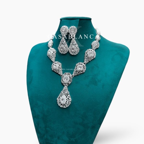 Collana in argento con orecchini - Blanzya - Immagine 3