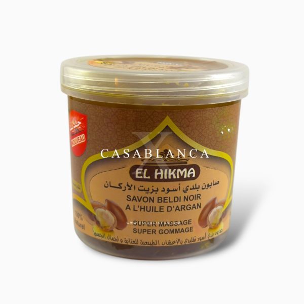 Beldi Black Soap With Argan Oil - Hikma