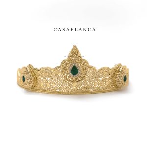 Gouden Kroon Tiara Marokkaanse Sieraden - Noua - Image 3