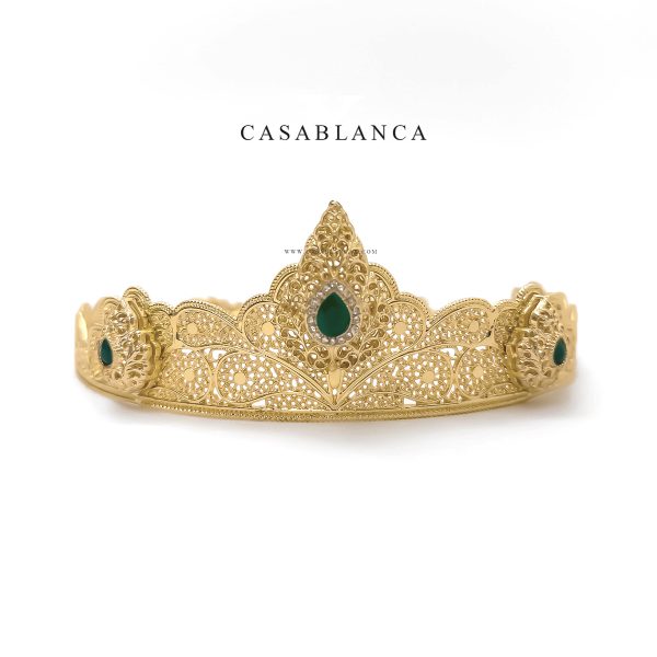 Goldene Krone Tiara Marokkanischer Schmuck - Noua - Bild 3