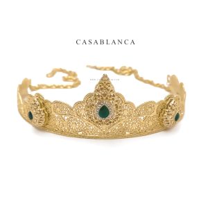 Gouden Kroon Tiara Marokkaanse Sieraden - Noua - Image 2