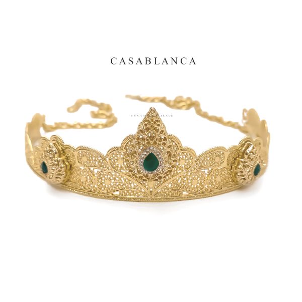 Goldene Krone Tiara Marokkanischer Schmuck - Noua - Bild 2