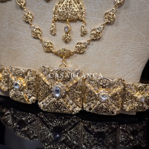 Gouden Marokkaanse Bruidssieraden Set - Rocca - Afbeelding 6