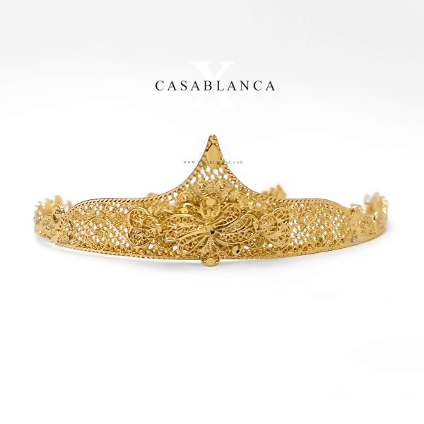 Couronne en or simple et traditionnelle - Jymena - Image 2