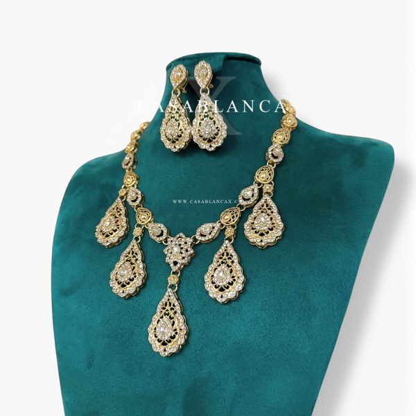 Parure Collier Marocain Doré - Mazia