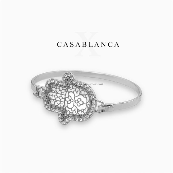 Bracelet Marocain Khmiss Argent - Miss - Image 3
