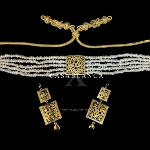 Choker-Halsketten-Set Gold - Ylia - Bild 3