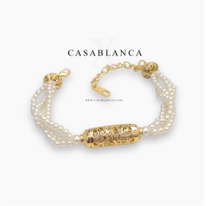Gouden Parel Armband - Dalia - Afbeelding 2