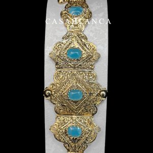 Gouden Mdamma Riem Blauw - Sbaa – Image 2