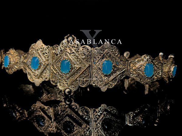 Gold Mdamma Gürtel Blau - Sbaa - Bild 5