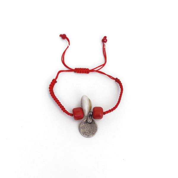Bracciale in vero argento con conchiglia di henné - Salya - Immagine 2
