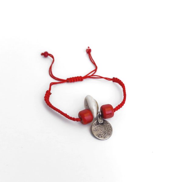 Bracciale in vero argento con conchiglia di henné - Salya
