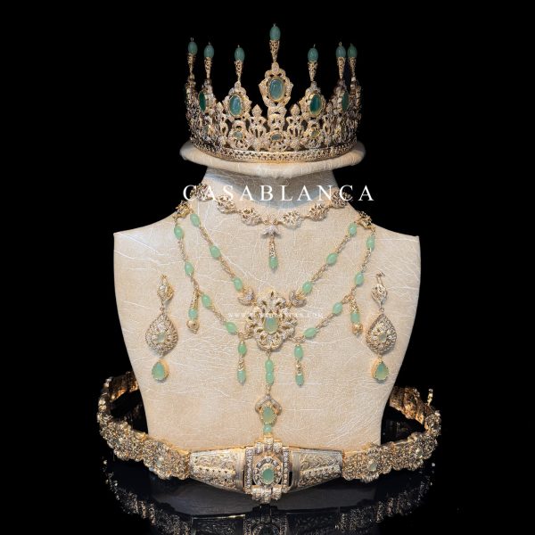 Bruidssieraden Set Goud Mint - Mashia
