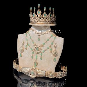Bruidssieraden Set Goud Mint - Mashia – Image 2