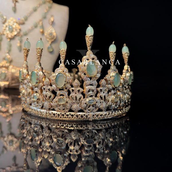 Bruidssieraden Set Goud Mint - Mashia - Afbeelding 6